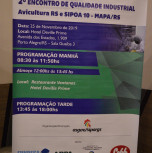 2º Encontro de Qualidade Industrial - Avicultura RS e SIPOA 10-MAPA/RS