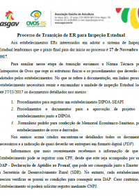 Informações ER para DIPOA-RS (estado) 