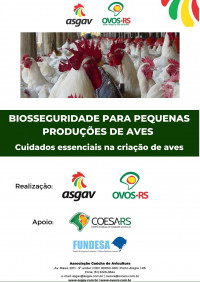 Cartilha Biosseguridade para pequenas produções de aves