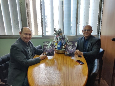 Presidente da Asgav visita deputado Elton Weber