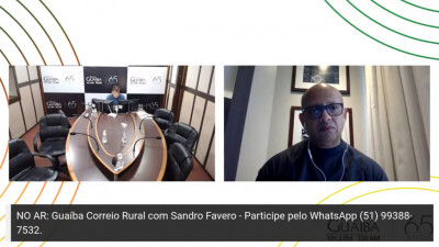 Entrevista José Eduardo dos Santos ao programa Guaíba Correio Rural, da Rádio Guaíba de 28/05/2022.