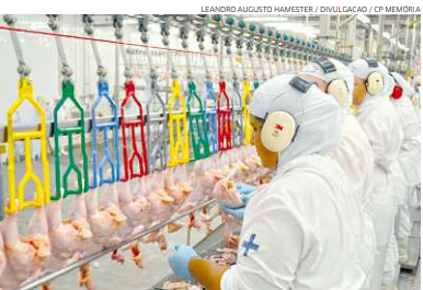 Frango: Volume da exportação brasileira caiu em abril